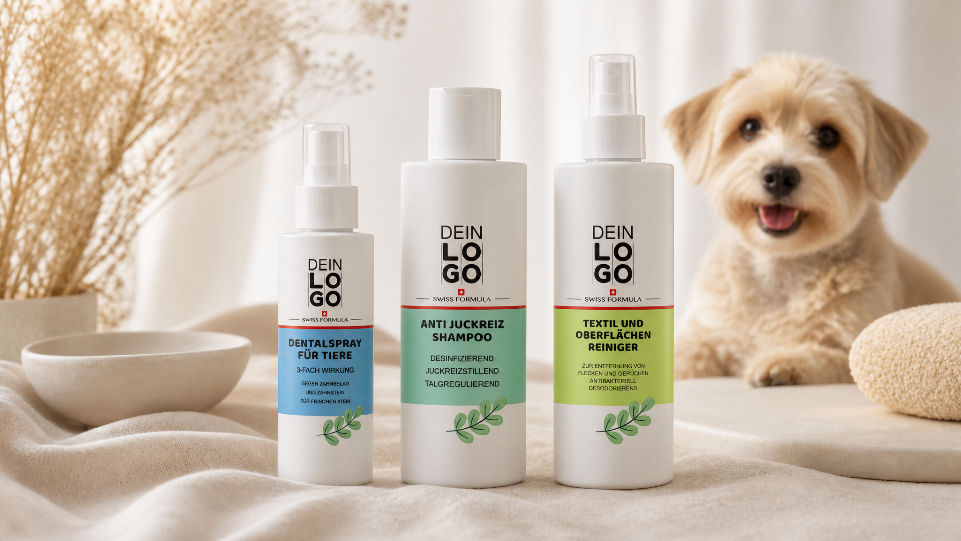 Premium Hundekosmetik bereit für Private Label